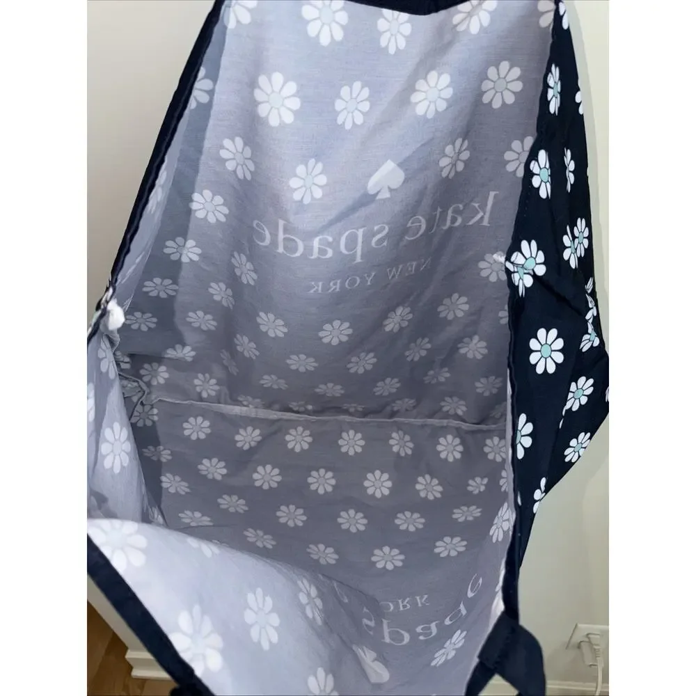 Kate Spade Navy Blue Daisy Large Tote Bag